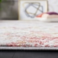 thumbnail image 4 of SAFAVIEH Meadow Doncho Diamond Runner Rug, Grey/Pink, 2' x 8', 4 of 7