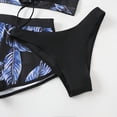 thumbnail image 7 of Women's Bathing Suit 3-Piece Bikini Sets Thong Bikini Sets Cross Sling High Waist Short Swimsuits Sets for Women, 7 of 7