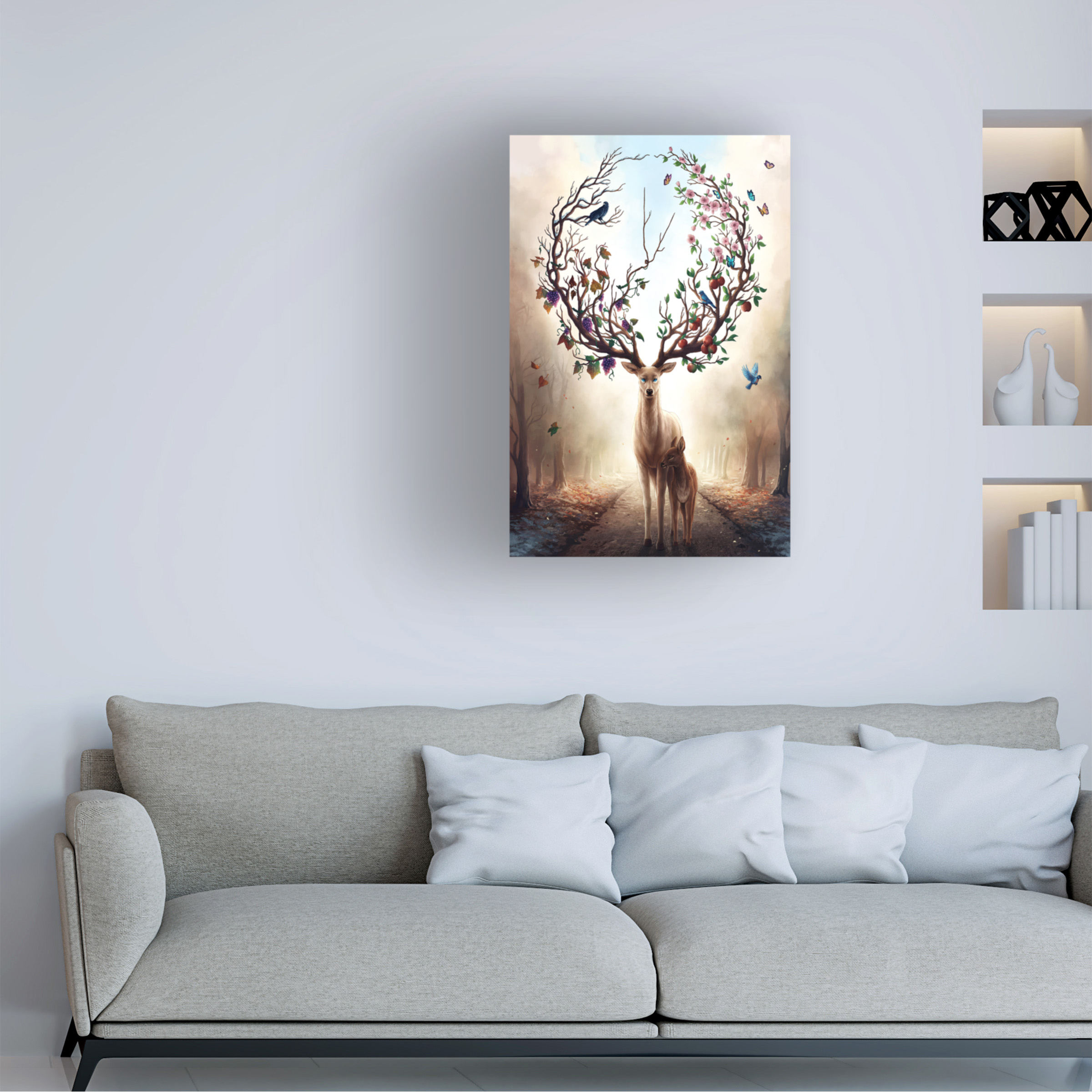 Trademark Fine Art 'Seasons' Canvas Art by JoJoesArt