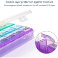 thumbnail image 4 of Xl Large Monthly Pill Organizer 4 Weeks, 28 Day Pill Box Organizer Weekly, Big, 4 of 4