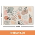 thumbnail image 4 of Pink Boho Abstract Plant Bath Rugs - Non-Slip, Washable 20x32 inch Mat for Bathroom Sink, Tub, Shower Elegance!, 4 of 5