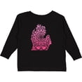 thumbnail image 3 of Inktastic Michigan Silhouette Mandala Boys or Girls Long Sleeve Toddler T-Shirt, 3 of 5
