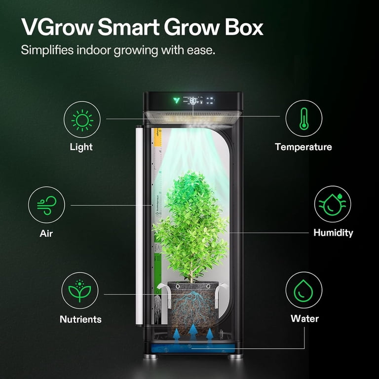 VIVOSUN VGrow All-in-One Smart Grow Box,Professional System with