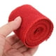 thumbnail image 3 of PTOOTP Rollo de cinta de arpillera de yute de 2 m para decoración navideña (rojo), 3 of 7