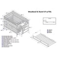 thumbnail image 3 of Lit Superposé Escalier Woodland Double sur Double en Multicolore, 3 of 4