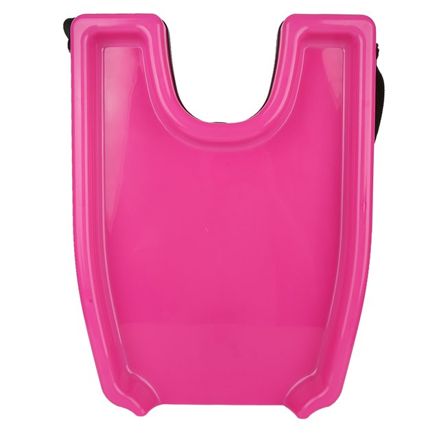 Cómodo lavabo para lavar el cabello para futuras mamás Bandeja de champú portátil de color rosa