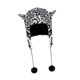 thumbnail image 5 of Lindo gorro de peluche novedoso para actividades al aire libre, mochileros, patinaje En y negro, 5 of 8