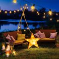 thumbnail image 4 of Luces de cadena al aire libre 25 LED G40 Bombillas de vidrio de globo Lámpara decorativa colgante impermeable para patio Patio trasero Balcón Monstrate HA000281-00B, 4 of 4