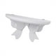 thumbnail image 3 of Soporte para estante de pared, soporte para estantería, soporte resistente para decoración de pared, soporte para maceta de madera Blanco, 3 of 9