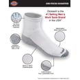 thumbnail image 2 of Calcetines Dickies Dri-Tech Moisture Control Quarter White XXL, 2 of 6