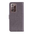 thumbnail image 4 of Feishell Samsung Note 20 Ultra Case Owl Pattern Glitter Sparkly Gems Shockproof PU Leather Wallet Cover Flip Stand Card Slots Magnetic Diamond Bling Case for Samsung Galaxy Note 20 Ultra, Gray, 4 of 7