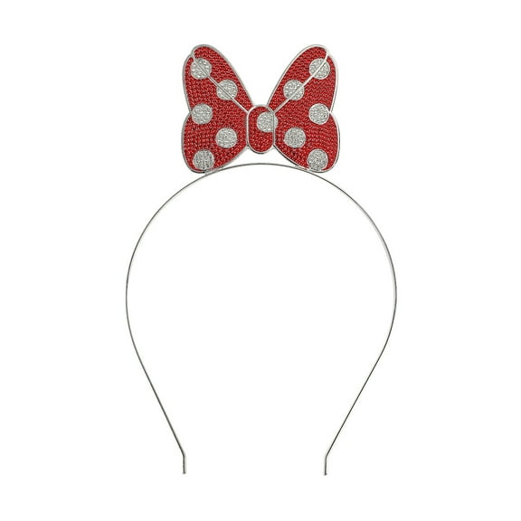 Disney Minnie Mouse Bow Glitzy Metal Headband