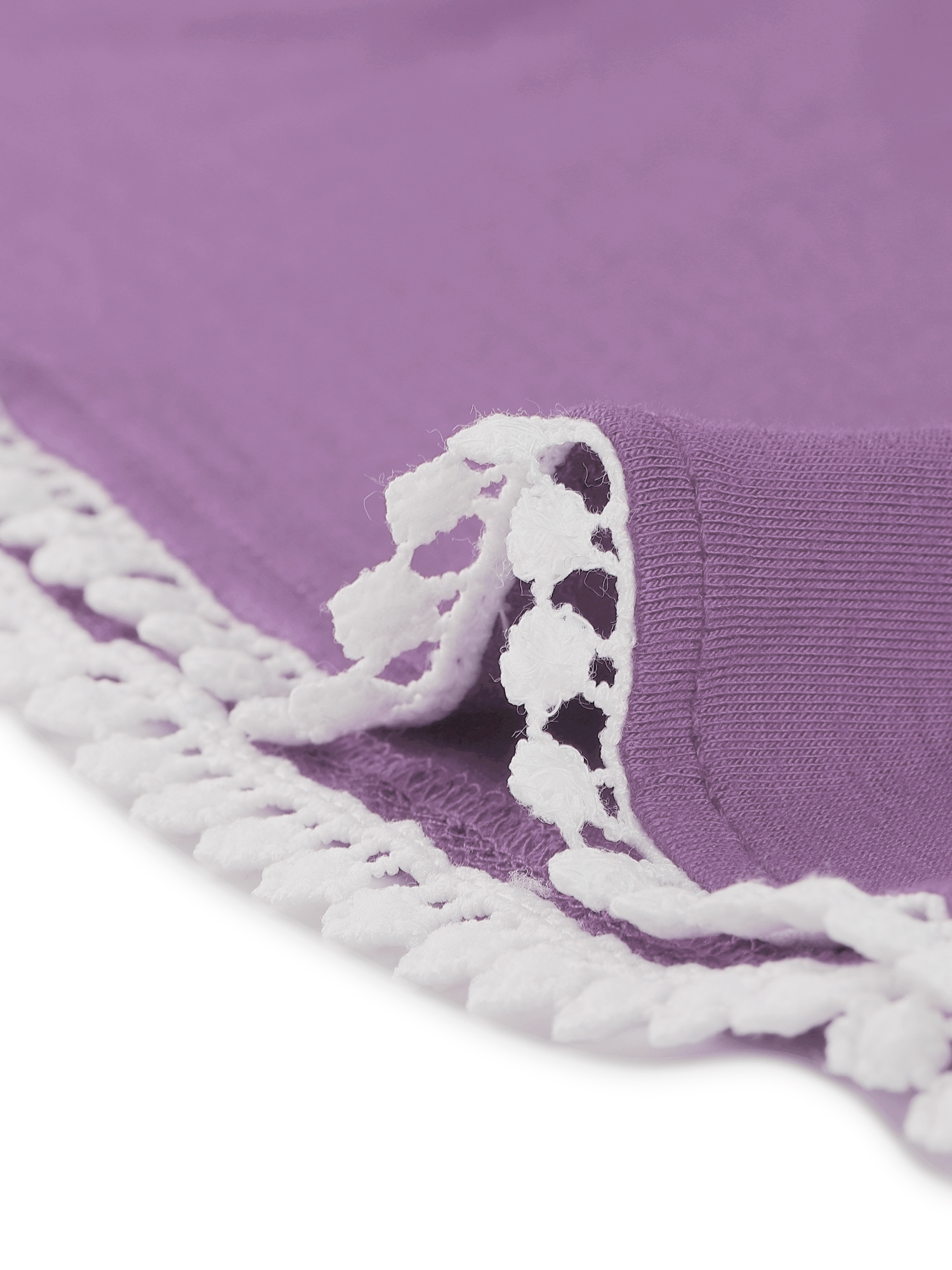DARING DIVA Women's Round Neck Casual Pajama Sets XS Purple
