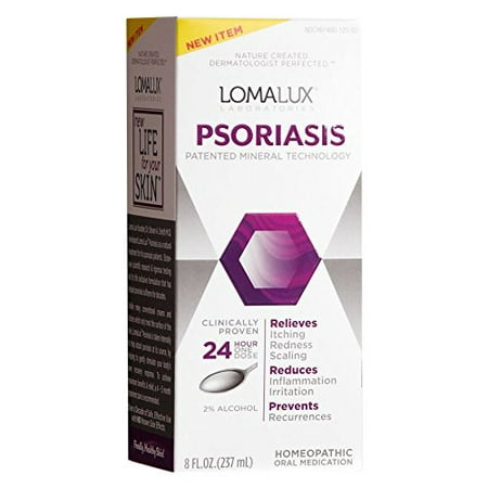 Loma Lux Homeopathic Medicine, Psoriasis, 8 fl oz (237 (Best Homeopathic Medicine For Cholesterol)