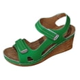 thumbnail image 1 of DAFEI Sandales Femmes Habillées à Plateforme Compensée Sandales Légères d'Été à Bride Sandales Décontractées de Vacances Augmenter la Hauteur Chaussures Rétro de Villégiature, 1 of 8