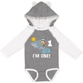 thumbnail image 3 of Inktastic First Birthday 1 Year Old Dolphin Boys or Girls Long Sleeve Baby Bodysuit, 3 of 5