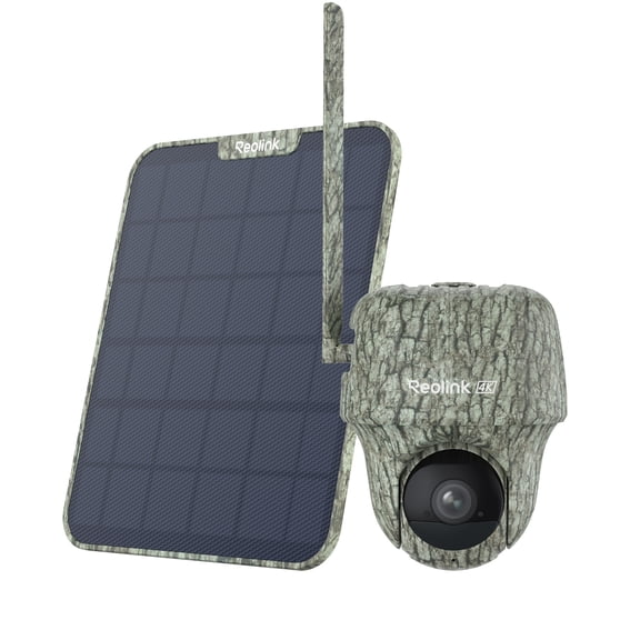 Reolink Go Ranger 4G LTE Solar Wildlife Security Camera, 360° View, No-Glow Night Vision, IP65