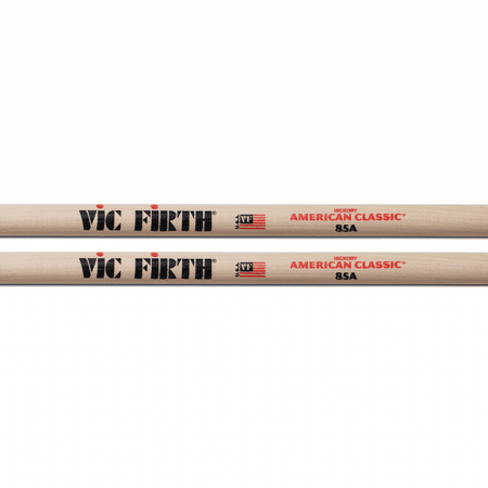 Vic Firth American Classic 85A Drumsticks, Wood Tip