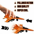 thumbnail image 4 of ArtCreativity Diecast Military Jet Character Fighter Jet Airplane Toy for Kids Ages 3+ with Pullback Action, 4‑Pack Interactive Planes Set, 4 of 7
