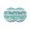 White Green, variant on Blue Coastal Beach Round 13 Inch Placemats Set of 4, Nautical Starfish Coral Vintage Wooden HeatResistant Non Slip Place Mats for Dining Table, Wipeable Braided Kitchen Table Mats for Housewarming