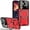 Red, variant on Case for Samsung Galaxy A54 5G with Ring Kickstand, Lens All-Inclusive Protection Military Grade Drop Shockproof Anti-Scratch Cover Case for Samsung Galaxy A54 5G YD-Black