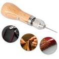 thumbnail image 4 of Leather Awl, Lock Stitch Awl, Easy To Carry And Store Easy To Use, Using High-Quality Wooden Handle, Belts For Bags Tents Shoes, 4 of 8