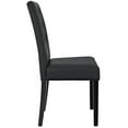 thumbnail image 3 of Modway Confer Dining Vinyl Side Chair in Black, 3 of 4