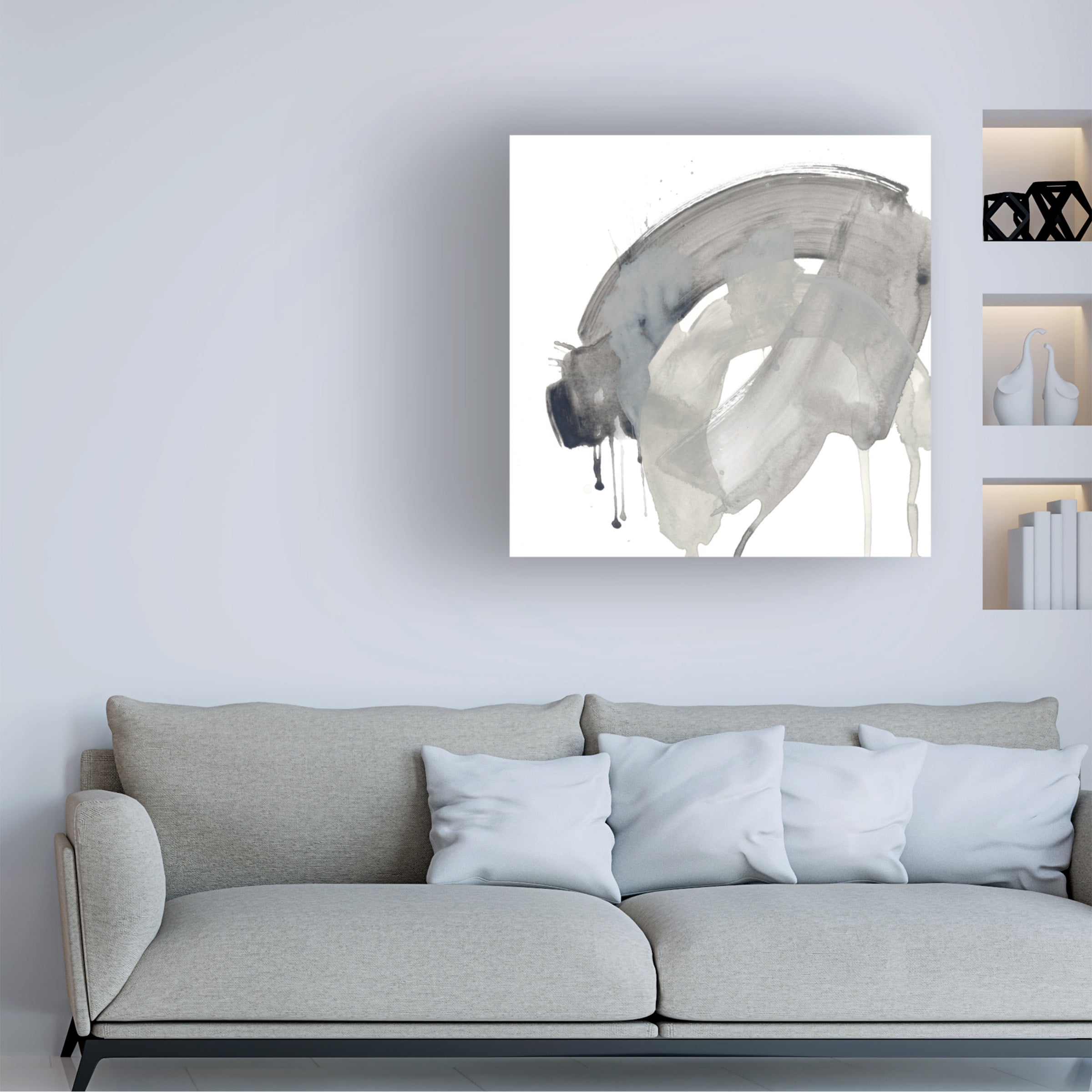 June Erica Vess 'Swath VIII' Canvas Art