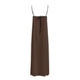 thumbnail image 6 of Womens Maxi Dress Contrast Trim Spaghetti Straps Summer Outfits Travel Vacation Sleeveless Long Dresses Long Sleeve Summer Dresses Loose Summer Dress Midi Summer Dresses for Women Cute for Women Lon, 6 of 7