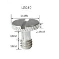 thumbnail image 2 of PAMINGONO 5Ud Tornillo Para Trípode Plateado Cabezal Plano Para Cámara Material De Larga Duración, 2 of 8