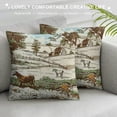 thumbnail image 3 of PHYHOO Farmhouse Throw&nbsp;Pillow&nbsp;Covers Pillow&nbsp;Covers Vintage Country Riding Horses Cushion&nbsp;Covers For Boys Young Desert Cow Decorative Pillow Covers, 3 of 5