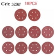 thumbnail image 3 of 10 Pcs Sandpaper 9inch 225mm W/6 Hole Sanding Paper 40-2000grit For Electric Polisher Sanding Disc Wall Polishing Buffing, 3 of 3