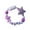 Purple, variant on Cheers.US Koala Star Beads Pacifier Clip Boy and BPA Free Silicone Baby Teether