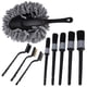 thumbnail image 2 of Kit de cepillos para polvo, herramienta de limpieza exfoliante para ruedas exteriores interiores y exteriores, rejilla de ventilación, 9 Uds., 2 of 9