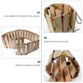 thumbnail image 2 of Shisuyan Parrot Ladder Swing Wood Khaki for Parrots 1Pack, 2 of 9