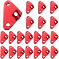 thumbnail image 1 of Camping Rope Tensioner, 20 Pieces 3 Hole Aluminum Alloy Rope Adjuster Alloy Tensioner (Red), 1 of 5