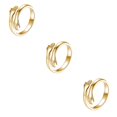 thumbnail image 4 of Guardurnaity Anillo Metal Anillo Abierto Ajustable Mujer Mano Anillo Aleación Oro Plata Mano Joyería para Fiesta Regalo, Oro Type1 NO1 Guardurnaity CBP153362, 4 of 6