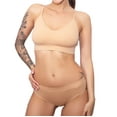 thumbnail image 2 of Women's Soft Padded Bralette Lingeire Set Sports Bra Sets 3 pcs, 2 of 5