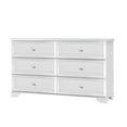 thumbnail image 4 of Belle Isle Furniture South Lake 6 Drawer Double Dresser, 4 of 4