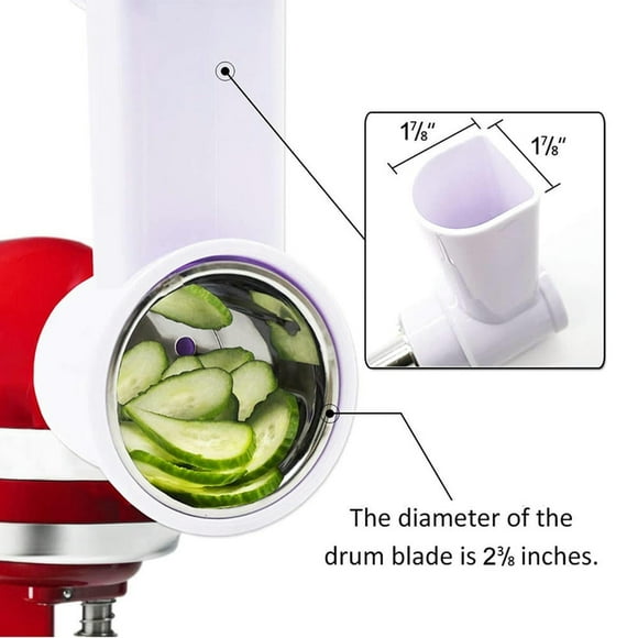 FOR Vegetable Slicer/Shredder/Cheese Grater for KitchenAid Stand Mixer Attachment Slicing Shredding Accessories