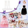 thumbnail image 6 of 30 Pcs Doll Stand Support 3 inch Transparent Doll Stand Display Holder Action Figure Display Rack Plastic Dolls Mini Display Holder, 6 of 6