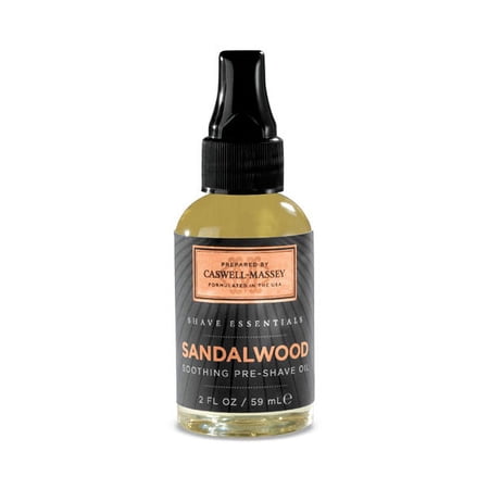 Caswell Massey Sandalwood Soothing Pre Shave Oil 2oz