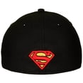 thumbnail image 4 of Superman Classic Logo Black Colorway New Era 39Thirty Fitted Hat-Medium/Large, 4 of 5