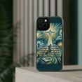 thumbnail image 3 of DistinctInk Hybrid (Acrylic / TPU) Clear Slim Fit Case for Apple iPhone 12 (6.1" Screen) - "Proverbs 3:5: Trust in the Lord, Rely on Him", 3 of 8