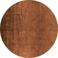 thumbnail image 1 of Ahgly Company Indoor Round Oriental Orange Industrial Area Rugs, 8' Round, 1 of 4