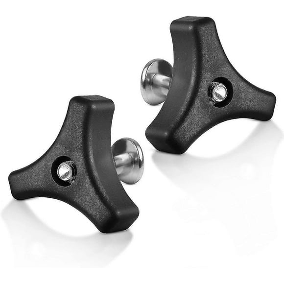2pcs Universal Plastic Lawn Mower Wing Nuts And Triangular Lawn Mower Handle Bolts, Lawn Mower Parts And Accessories, Suitable Compatible With Most La