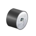 thumbnail image 1 of Unique Bargains 30 x 20mm Black Rubber M8 Female Thread Mounts Isolator Replaces Anti Vibration Pads Flat Silentblock Base Block, 1 of 3
