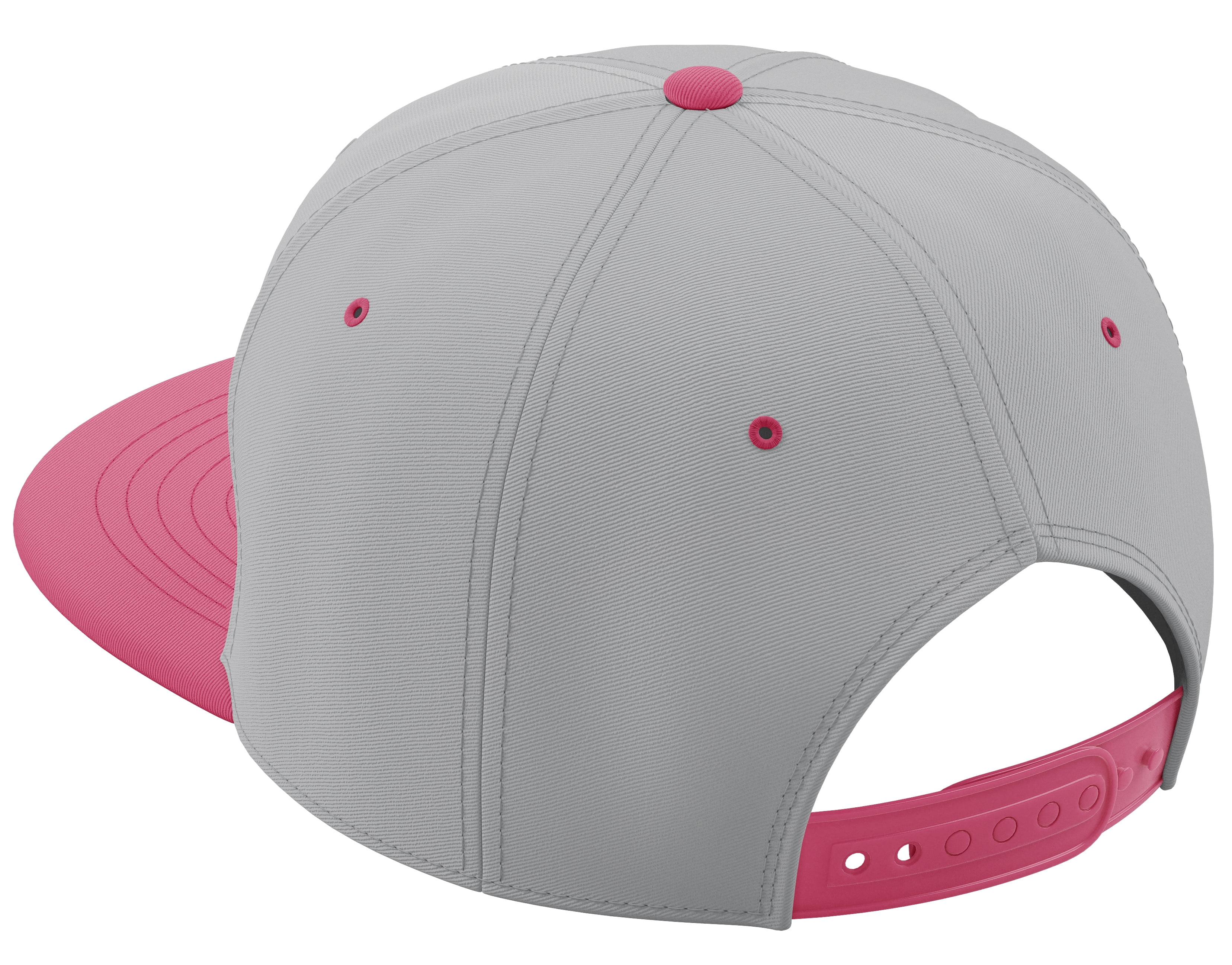 Daxton Classic Blank Snapback Flat Bill Visor Hat Cap Adjustable