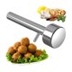 thumbnail image 2 of Cuchara para falafel - Cuchara profesional para falafel de acero inoxidable Cuchara para falafel apta para alimentos y antiadherente Cuchara para falafel B plateada, 2 of 5
