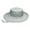 Grey, variant on J7918 Taslon UV Bucket Hat With Foam Brim, Grey - Small